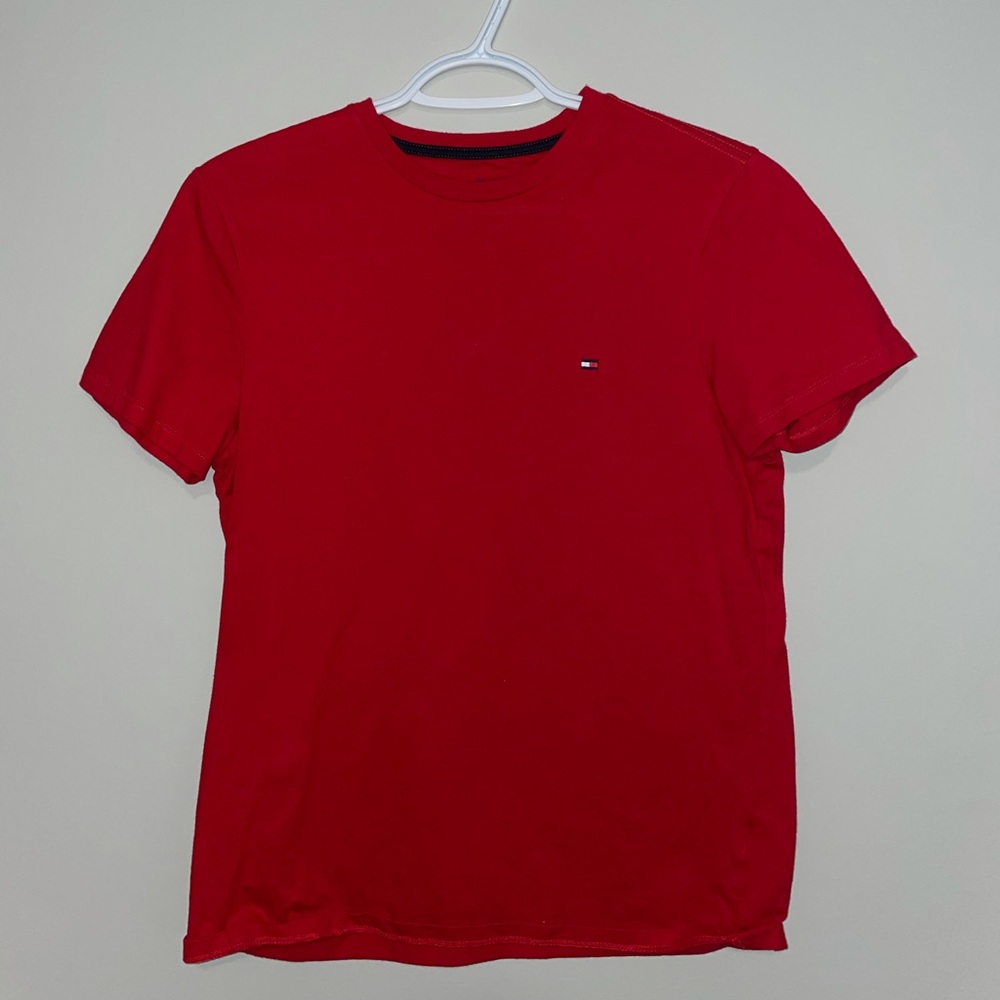 Red Tommy Hilfiger Tee
